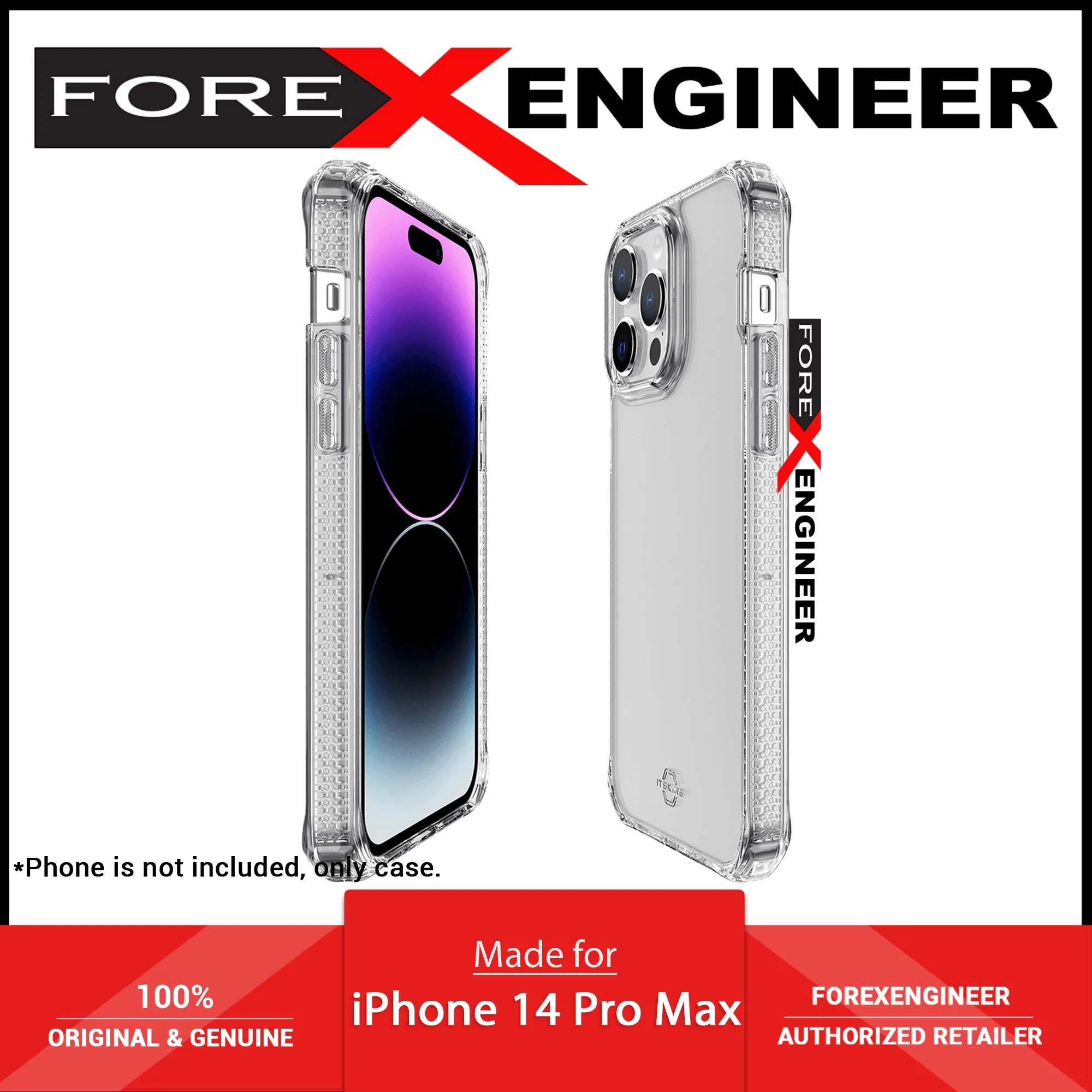 ITSkins Hybrid Clear for iPhone 14 Pro Max - Clear ( Barcode: 4894465618711 )