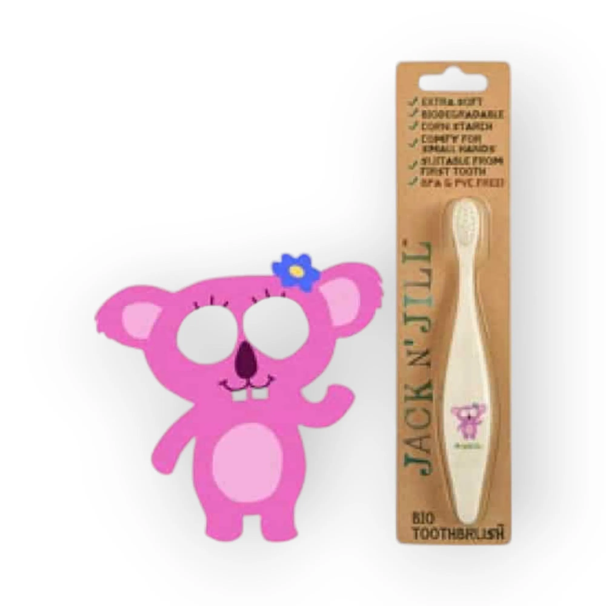 Jack n Jill Bio Toothbrush, Koala, 1 Toothbrush