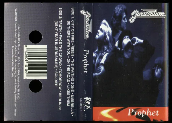 Jerusalem ‎– Prophet (*NEW-TAPE, 1994, R.E.X.)