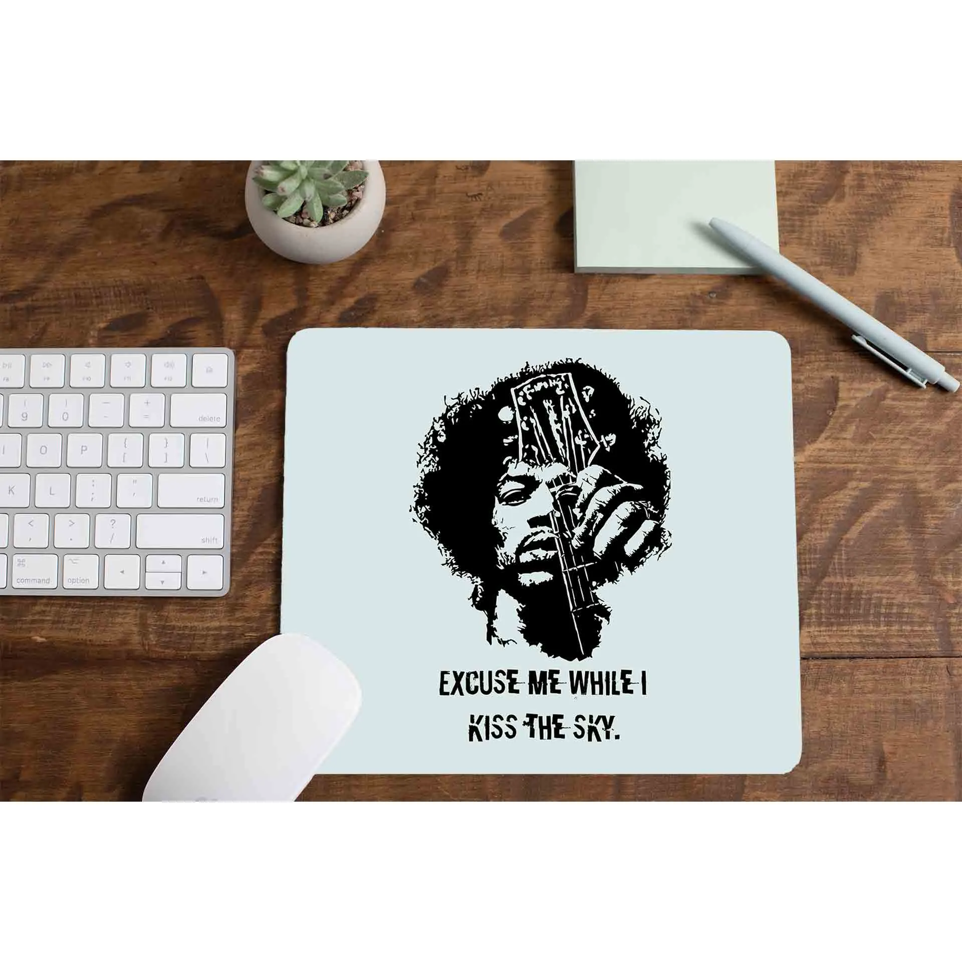 Jimi Hendrix Mousepad - Kiss The Sky