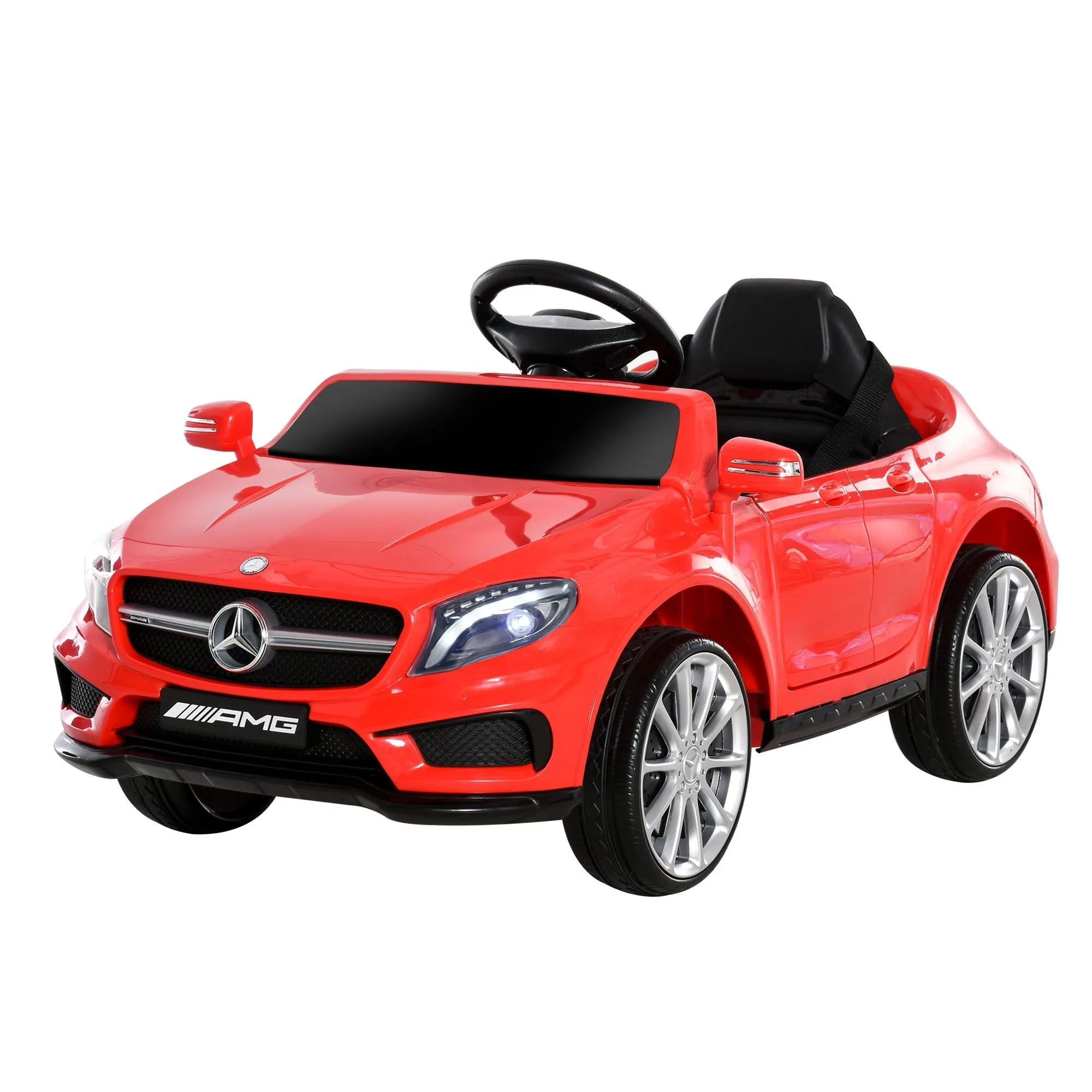 Kids Electric Car Kids Ride-On Car 6V Licensed Mercedes Benz-Red