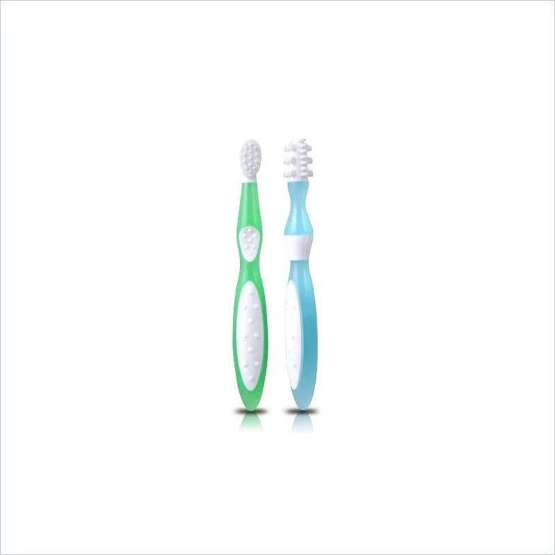 Kidsme First Toothbrush Set in Blue and Green