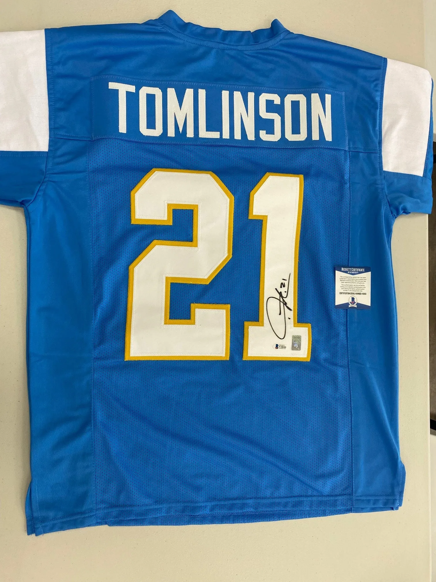 Ladanian Tomlinson Autographed Jersey