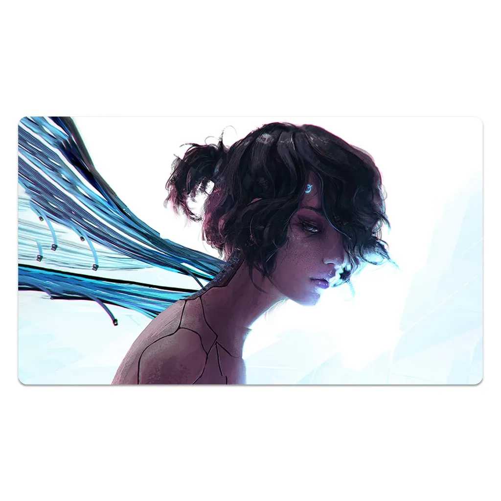 Lady Robot Mouse Pad