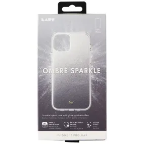 LAUT Ombre Sparkle Case for Apple iPhone 12 Pro Max - Silver Glitter/Clear