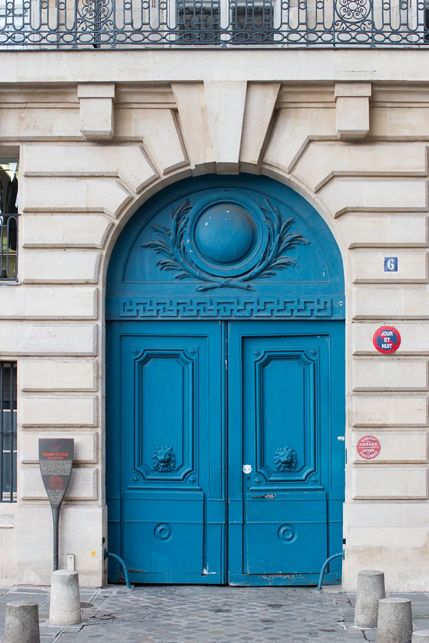 Left Bank Blue Door