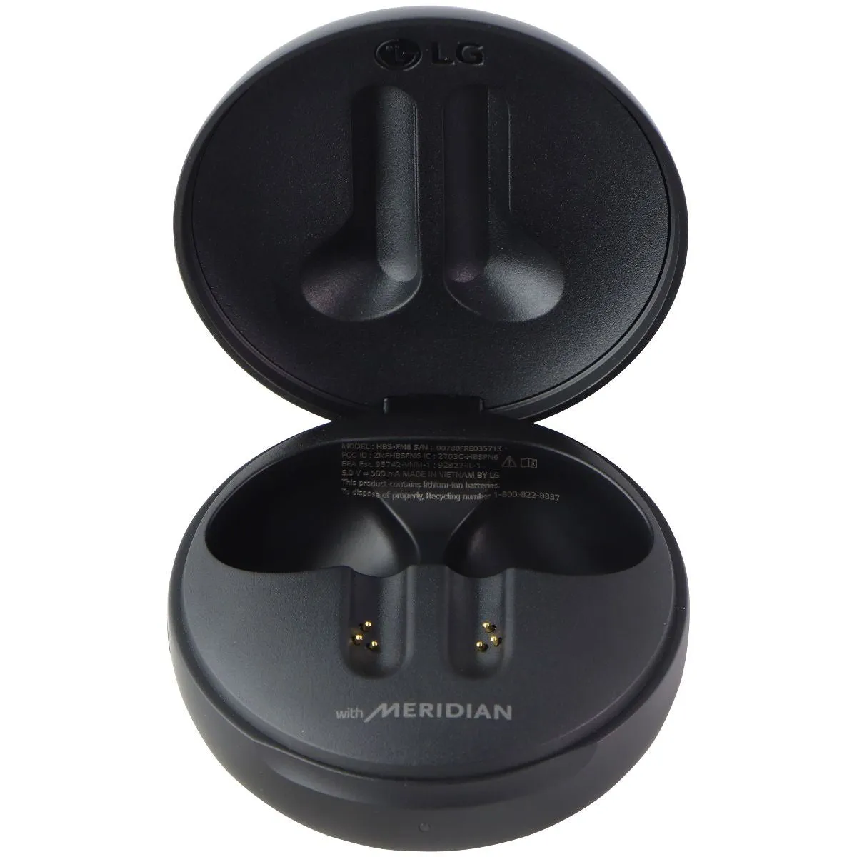 LG Replacement Charging Case for Tone Free UVnano Earbuds - Black