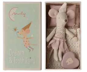 Little Sister Tooth Fairy Mouse in Matchbox