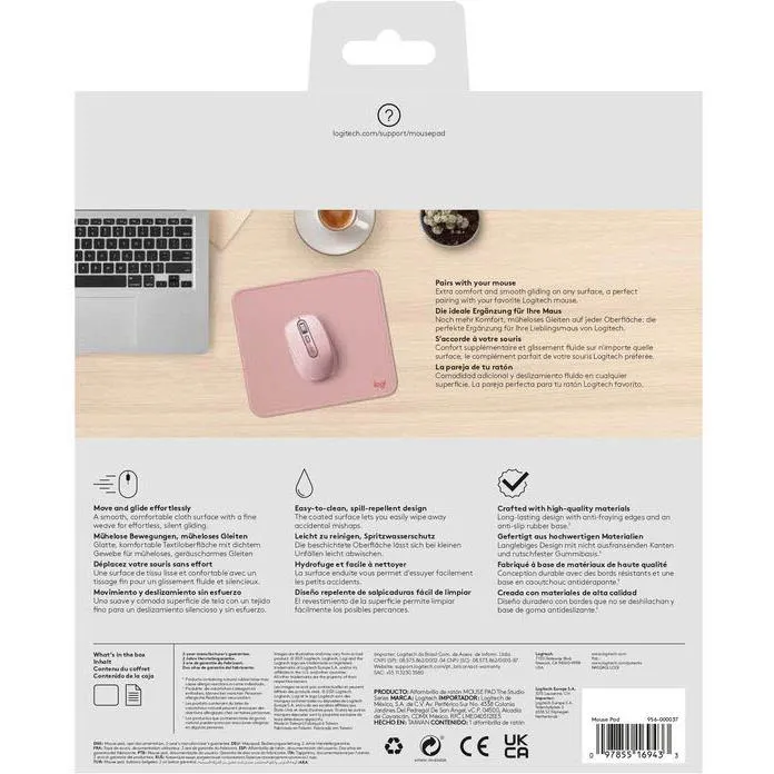 Logitech Mouse Pad Studio Series (Dark Rose)