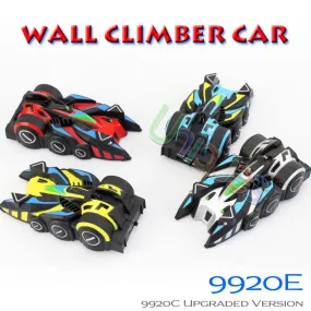 Lucky Boy 9920E Wall Climber RC Remote Control Car Ceiling Climbing Car Anti Zero Gravity RC Mini Electric Radio Toys Car 9920C