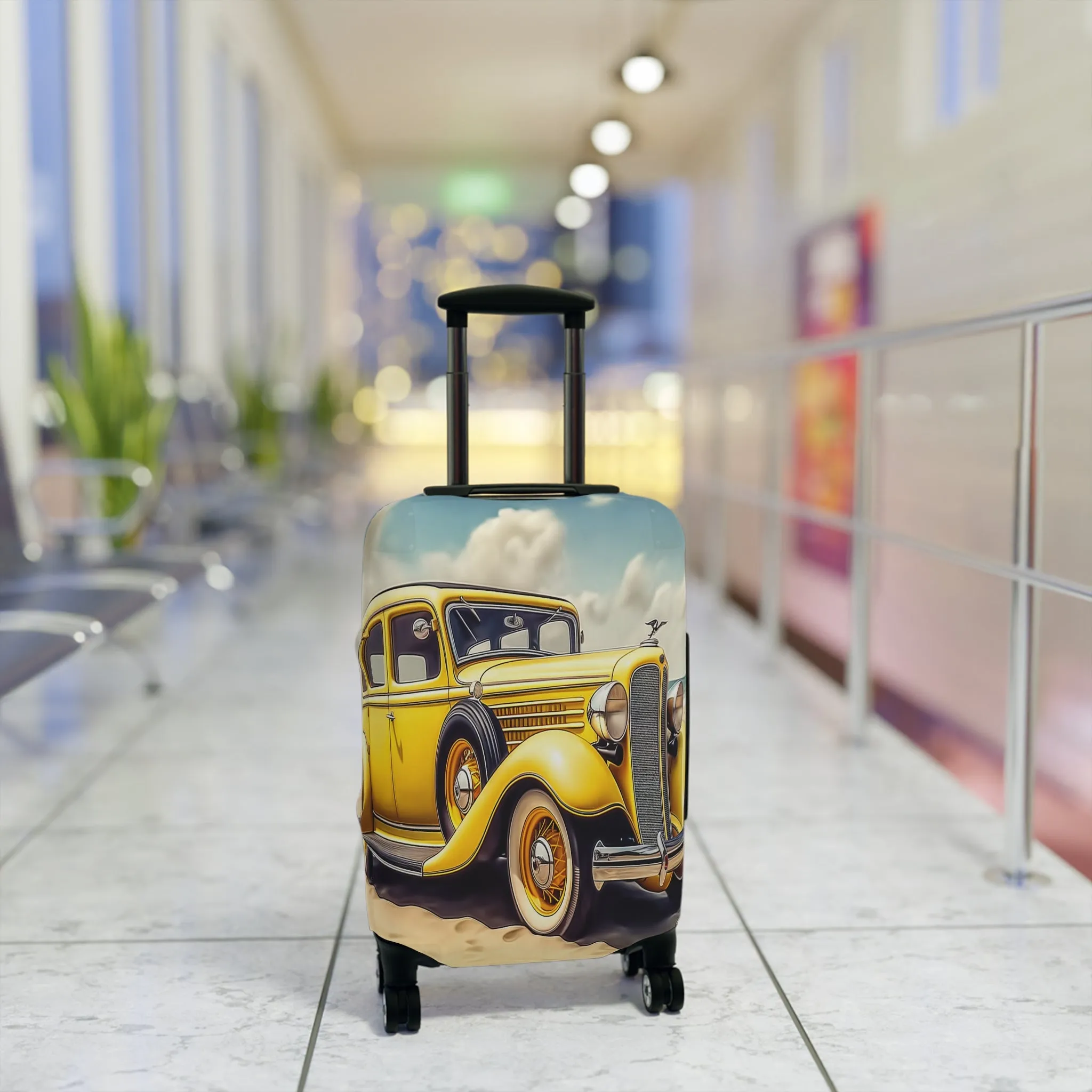 Luggage Cover, Vintage Car, awd-331