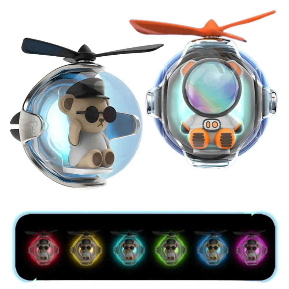 Luminous Helicopter Animals Car Air Freshener