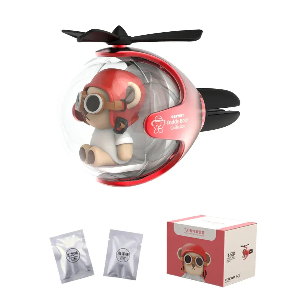 Luminous Helicopter Animals Car Air Freshener