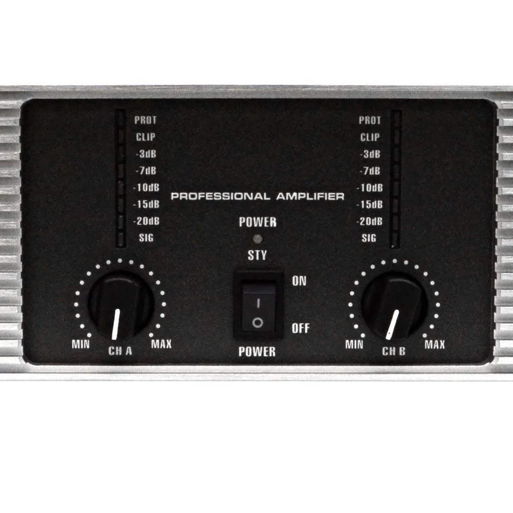 Magnitude3600 - 2 Channel Power Amplifier - 1200 Watts RMS per Channel at 8 Ohms (2400 W at 2 Ohms)