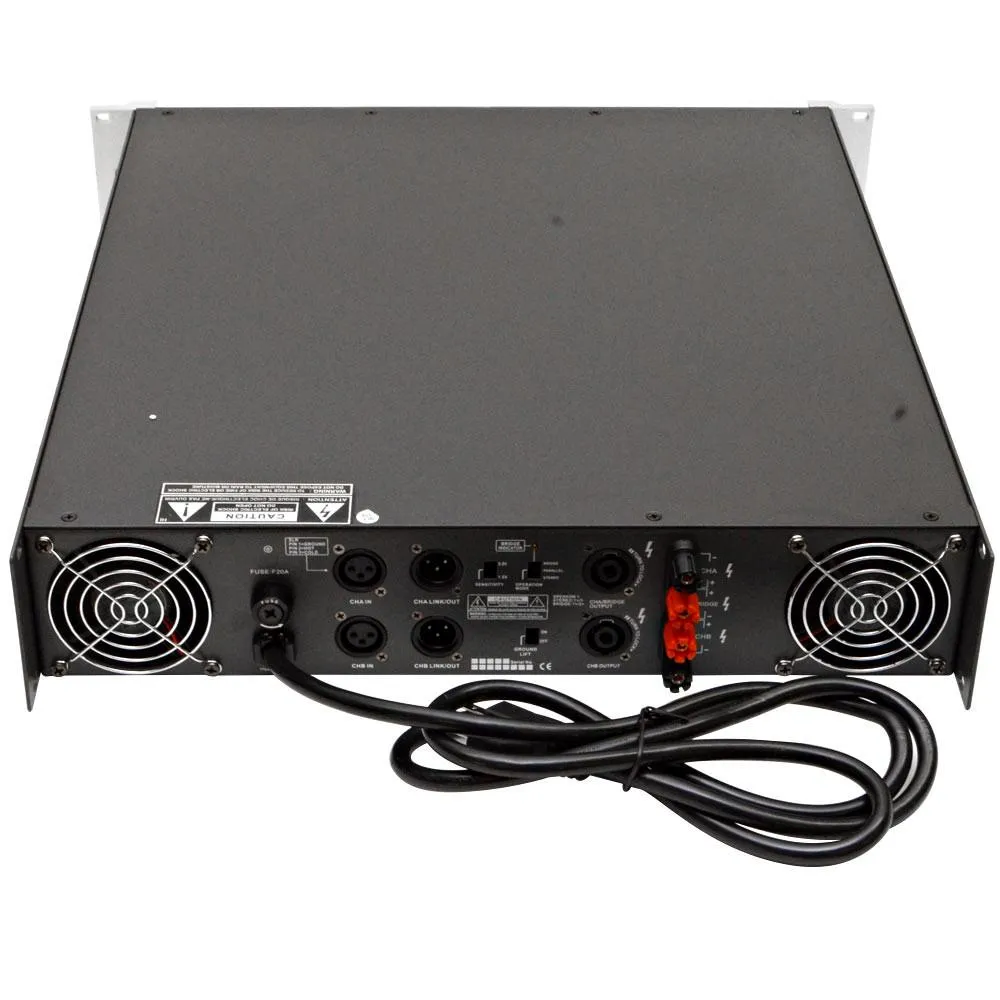 Magnitude3600 - 2 Channel Power Amplifier - 1200 Watts RMS per Channel at 8 Ohms (2400 W at 2 Ohms)