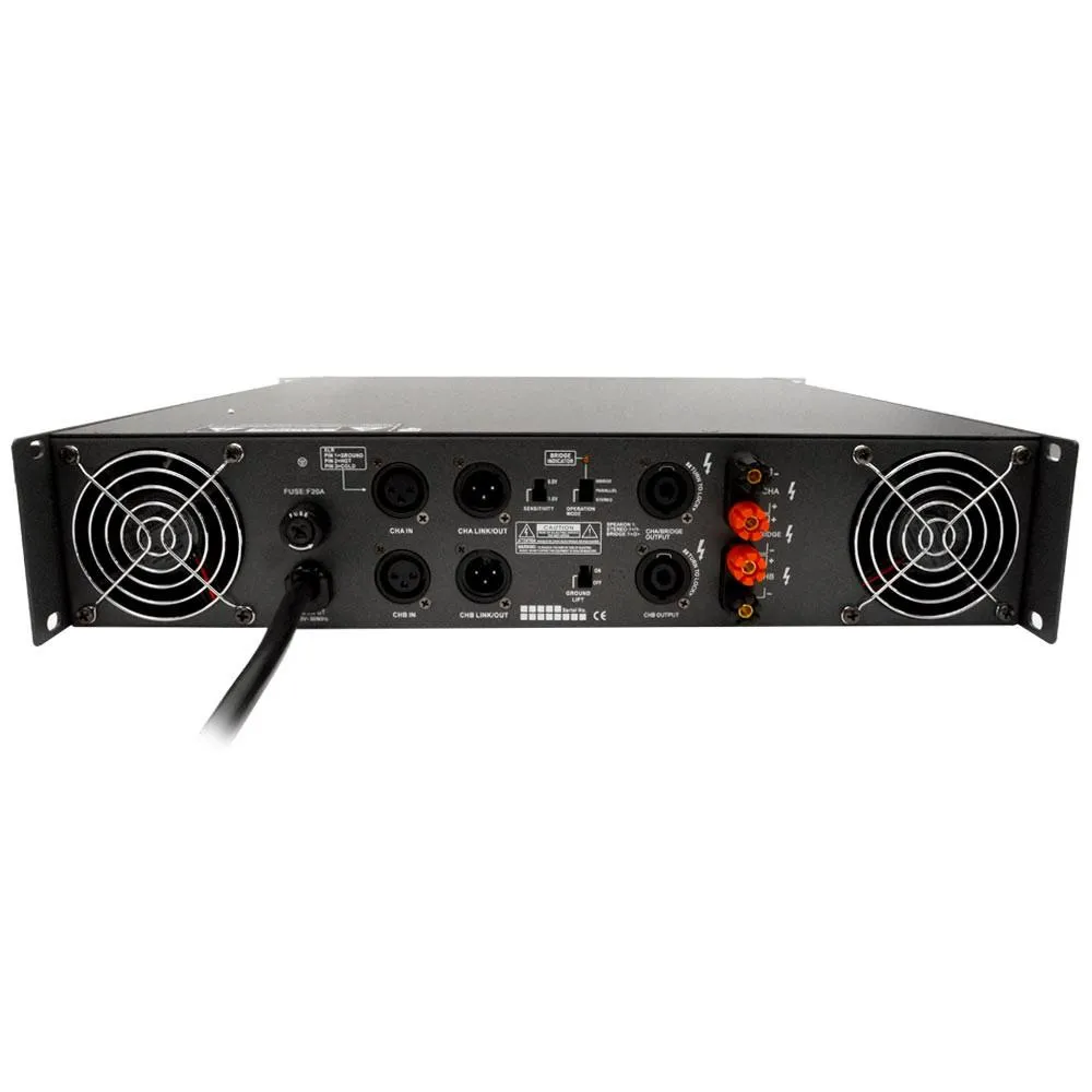 Magnitude3600 - 2 Channel Power Amplifier - 1200 Watts RMS per Channel at 8 Ohms (2400 W at 2 Ohms)