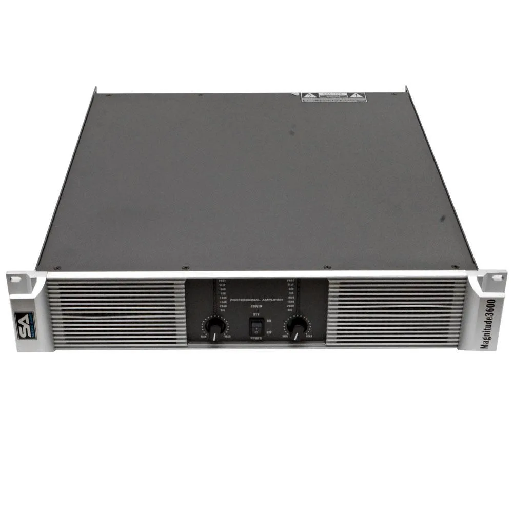 Magnitude3600 - 2 Channel Power Amplifier - 1200 Watts RMS per Channel at 8 Ohms (2400 W at 2 Ohms)