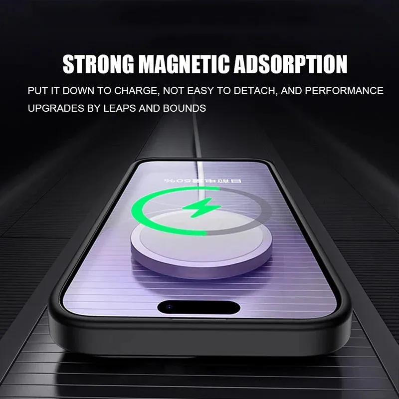 Magsafe Case for iPhone 11 12 13 14 15 16 Pro Max, Wireless Charging Matte Cover