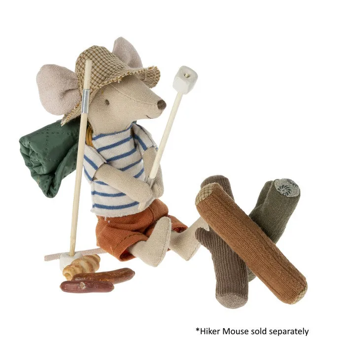 Maileg | Bonfire Set for Hiker Mouse