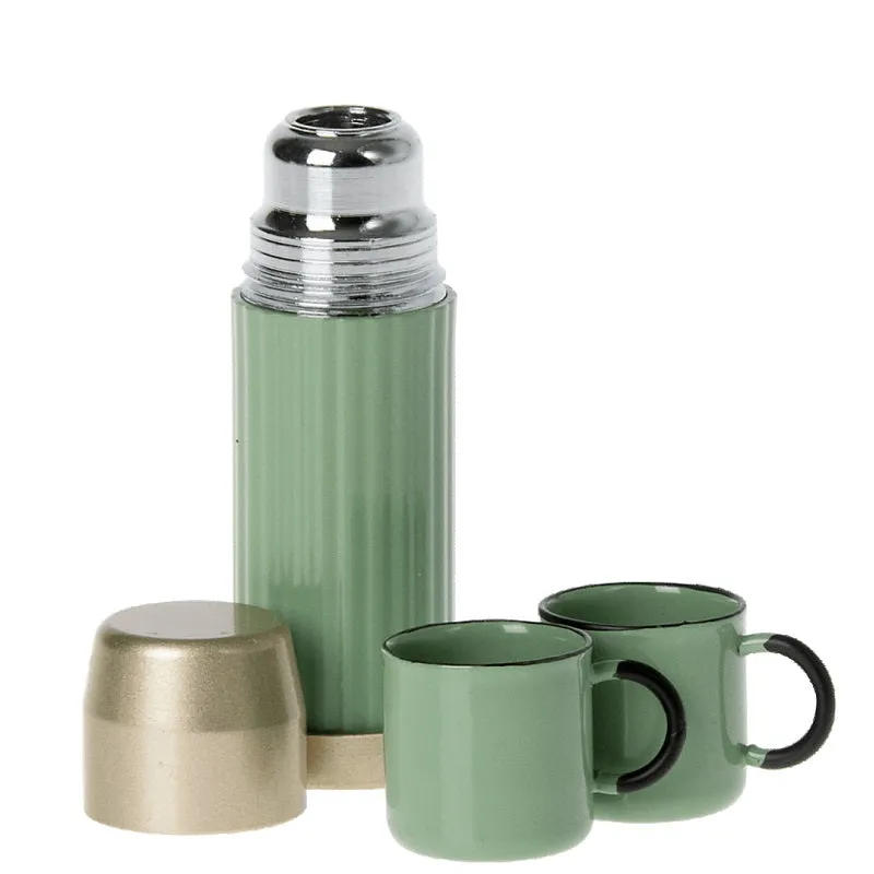 Maileg | Miniature Thermos and Cups Mint