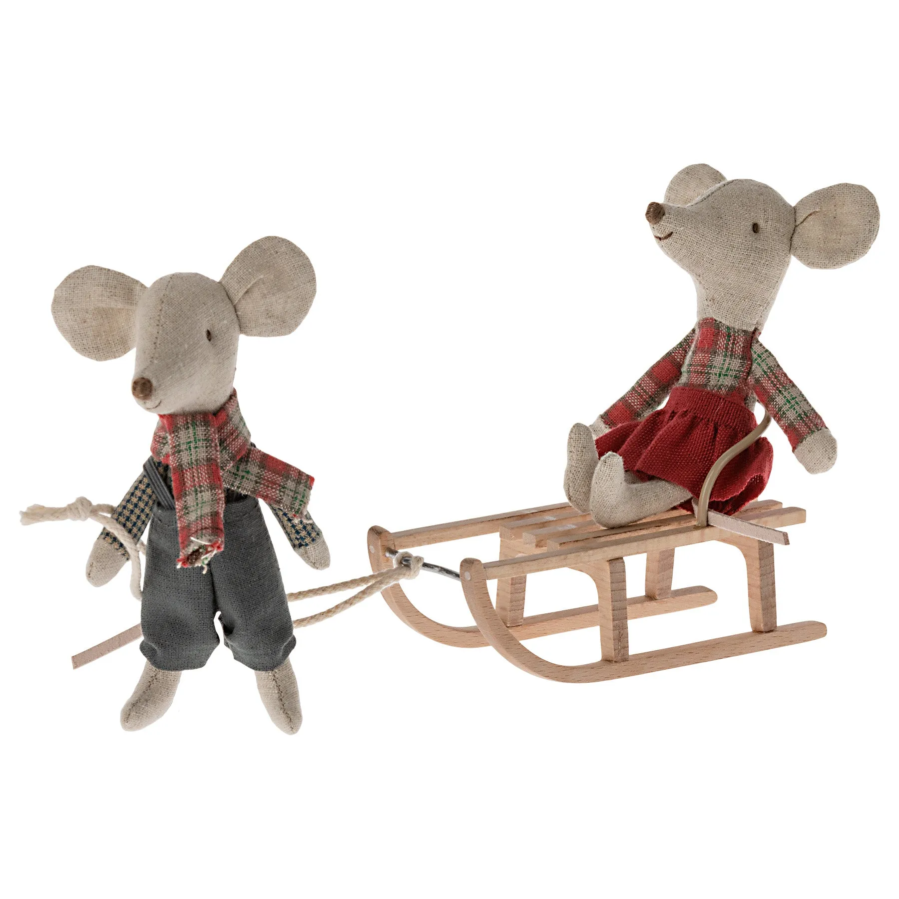 Maileg Mouse Sled