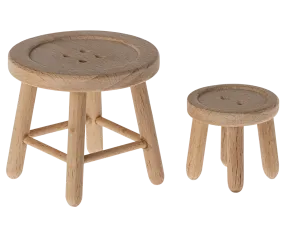 Maileg Mouse Table & Stool