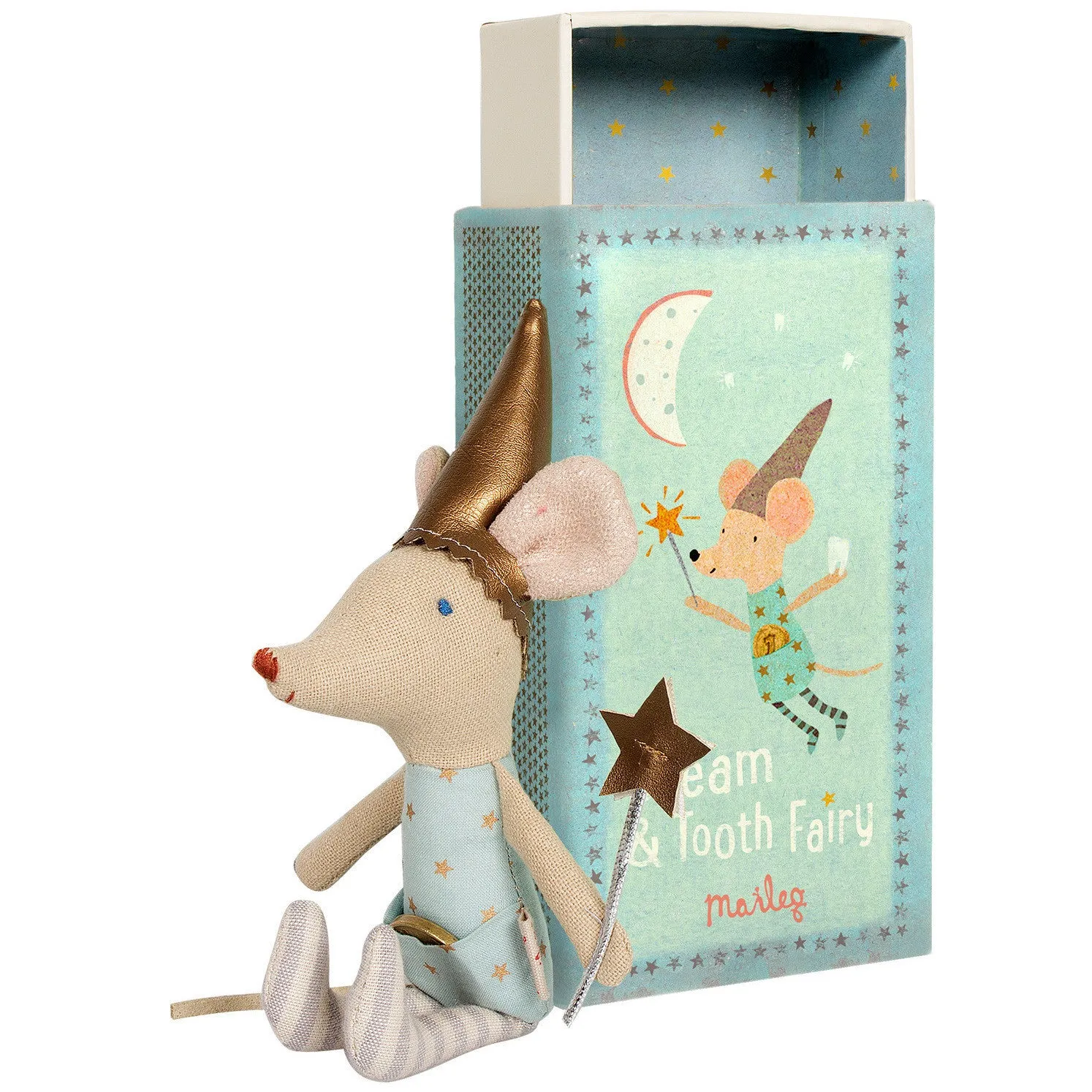 Maileg Mouse Tooth Fairy in Box Boy