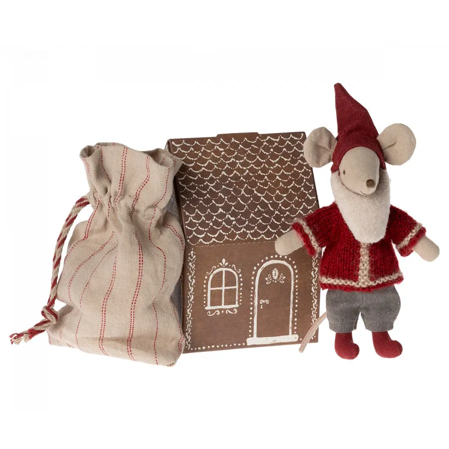 Maileg | Santa Mouse with House