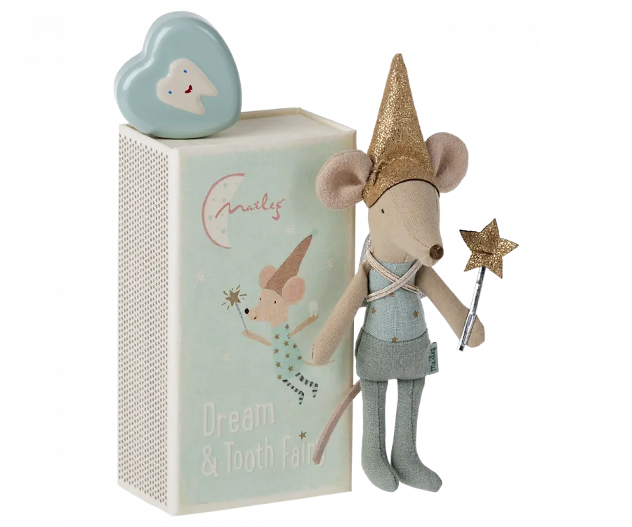 Maileg tooth fairy mouse | Blue