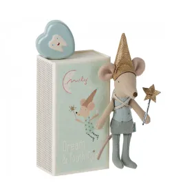 Maileg Tooth Fairy Mouse in Matchbox - Blue