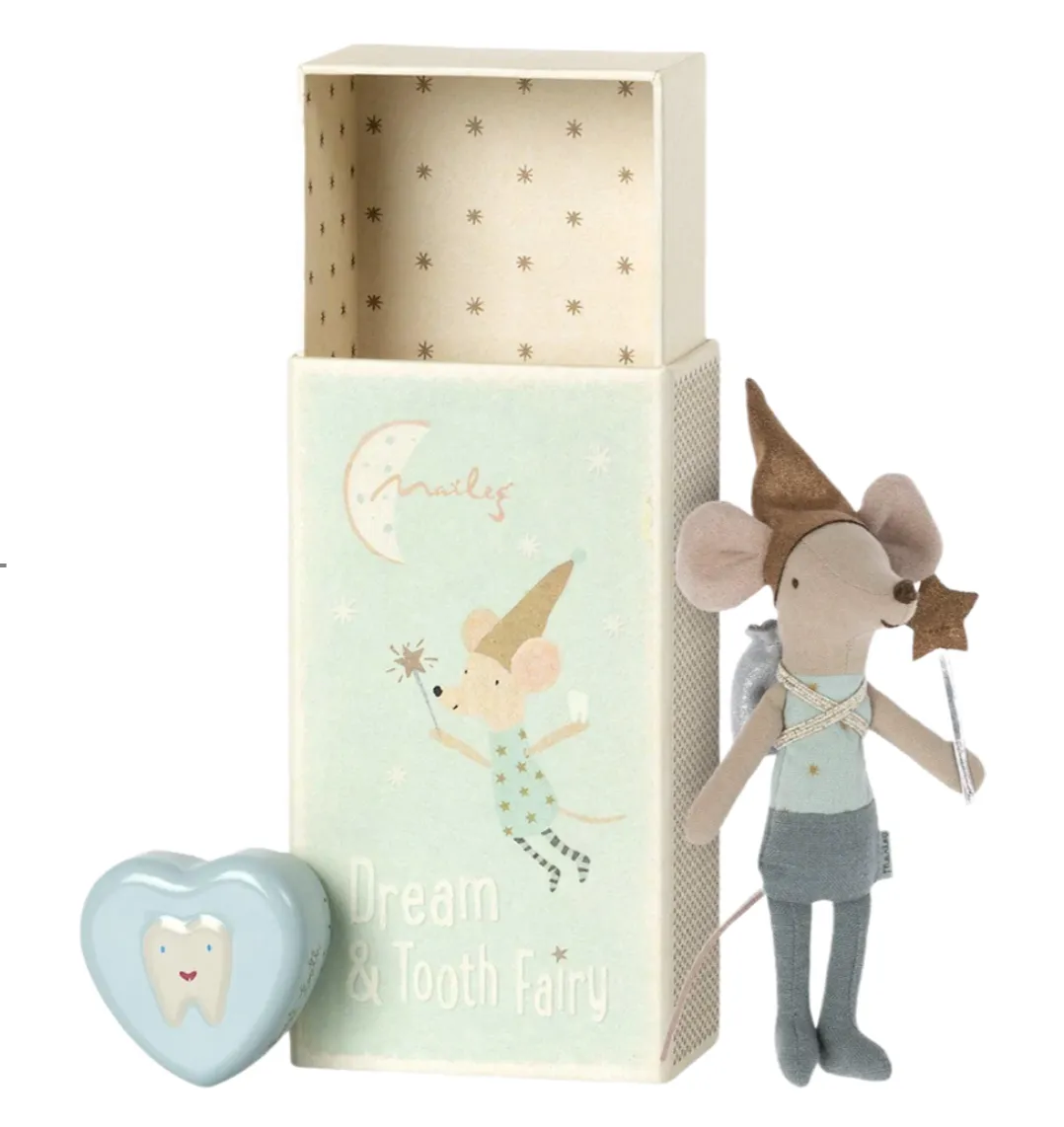 Maileg Tooth Fairy Mouse in Matchbox