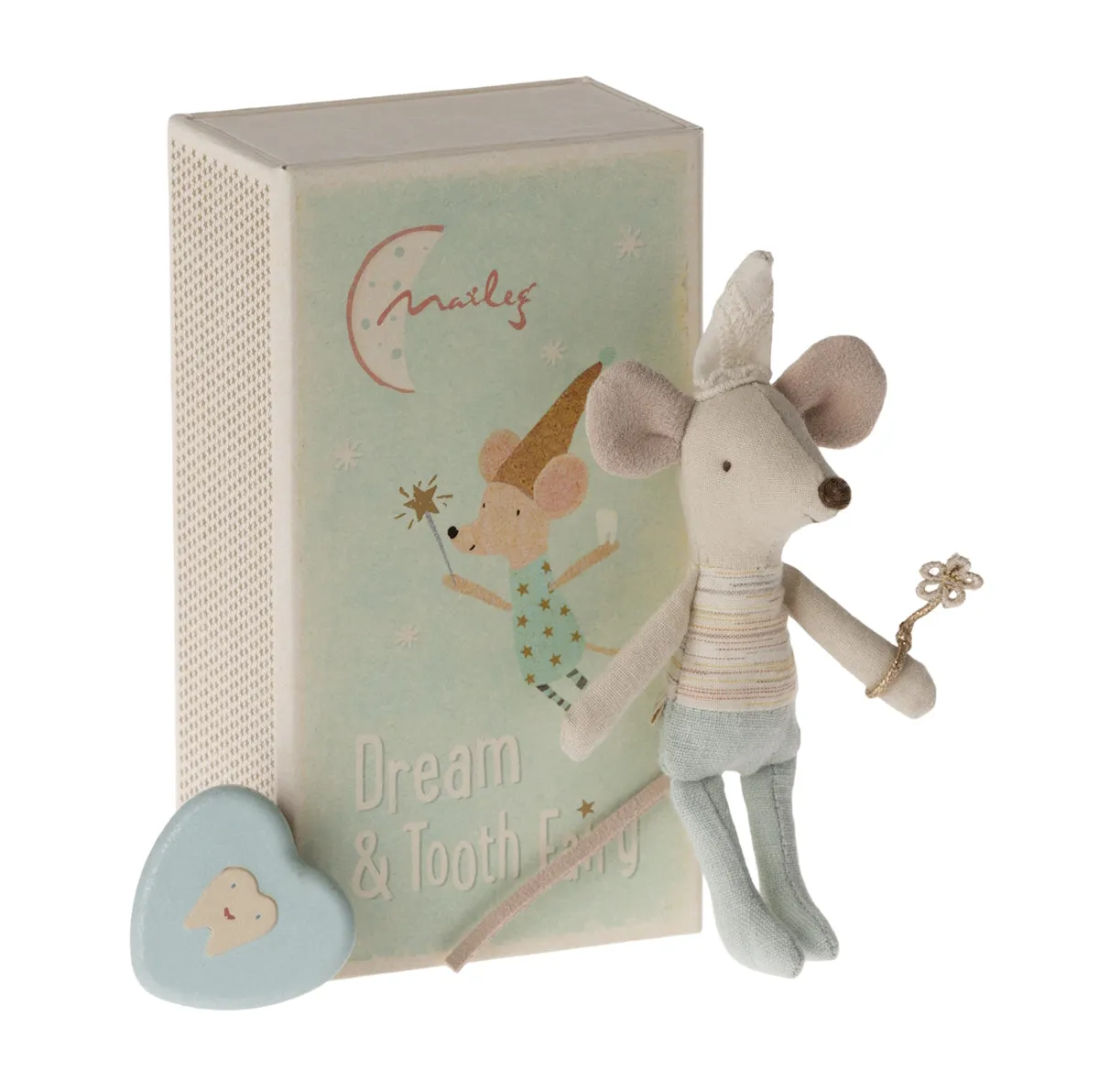 Maileg Tooth Fairy Mouse Little Brother in Box 3yrs 