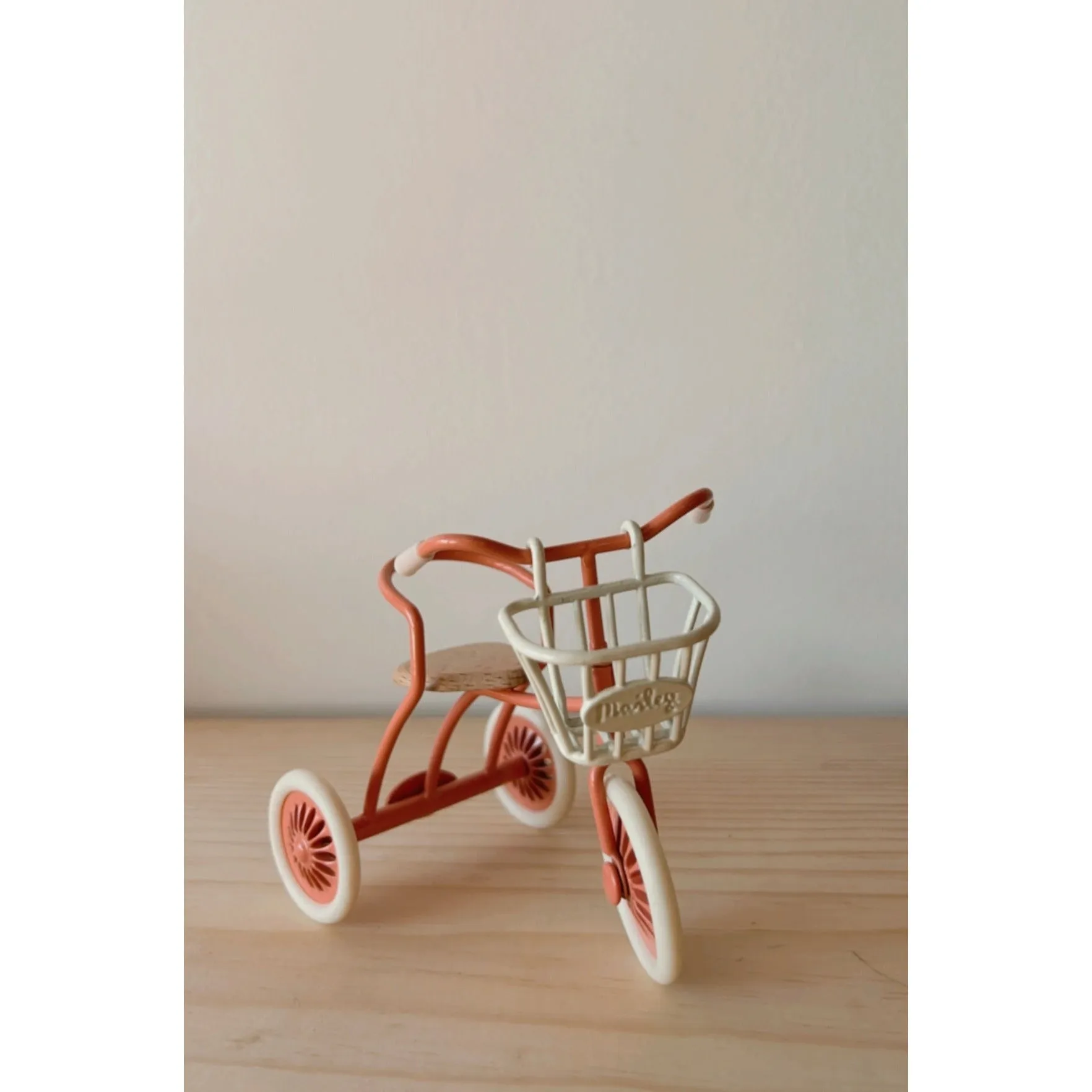 Maileg Tricycle Basket, Mouse