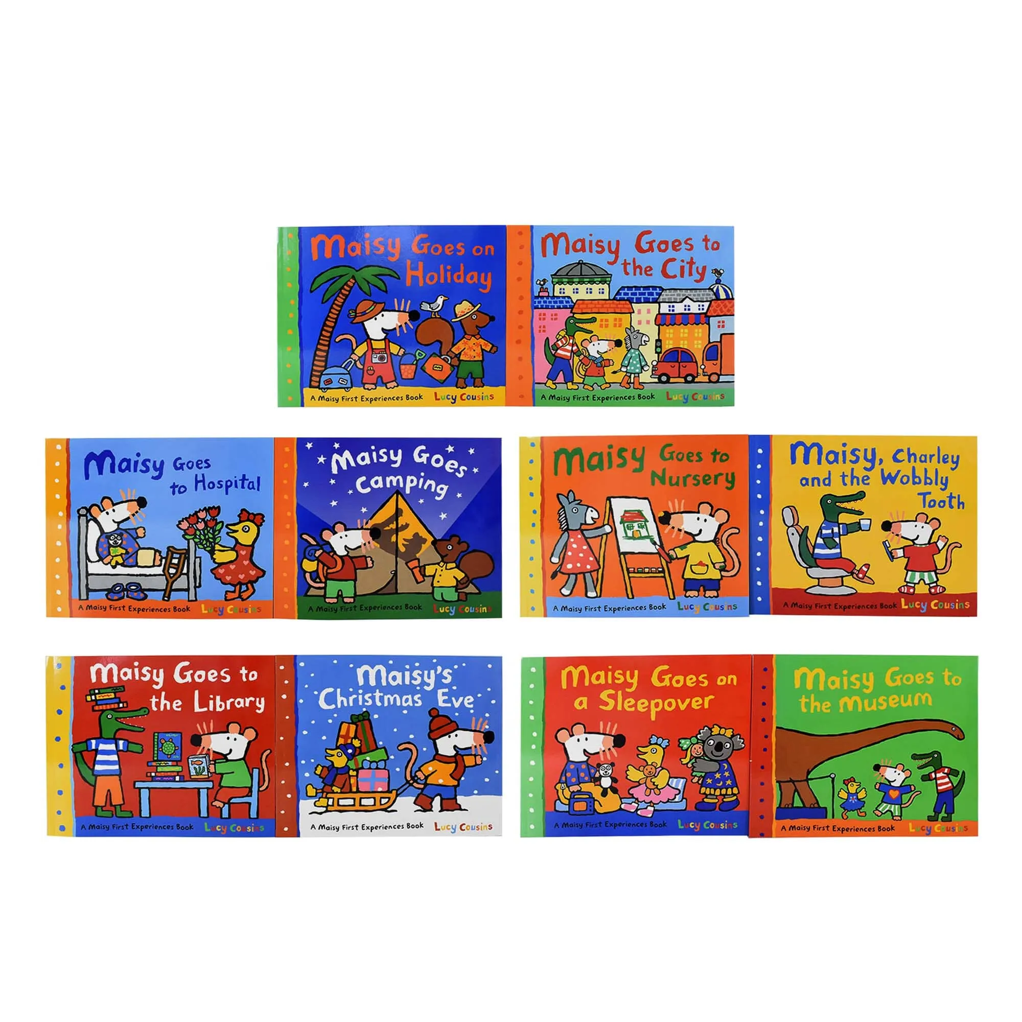 Maisy Mouse First Experiences 10 Books Collection Pack Set By Lucy Cousins - Age 0-5 - Paperback