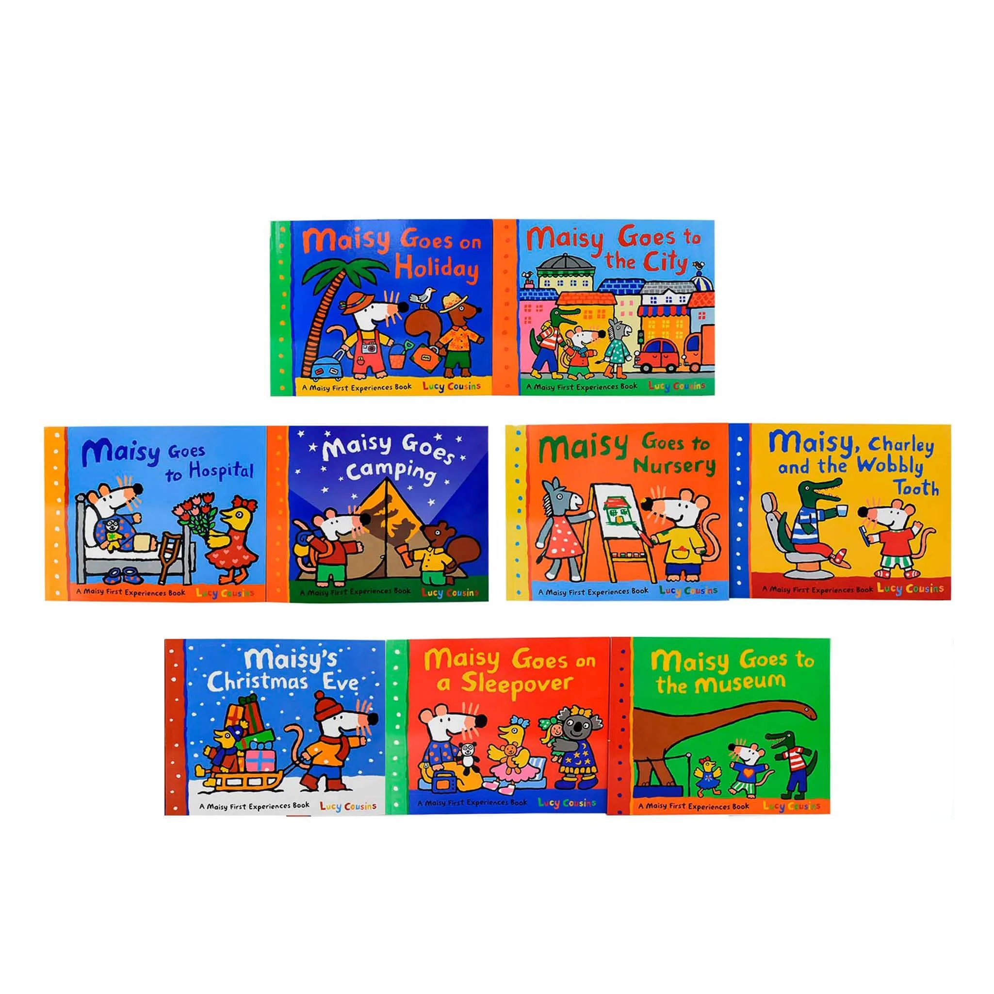 Maisy Mouse First Experiences 9 Books Collection Pack Set By Lucy Cousins - Age 0-5 - Paperback