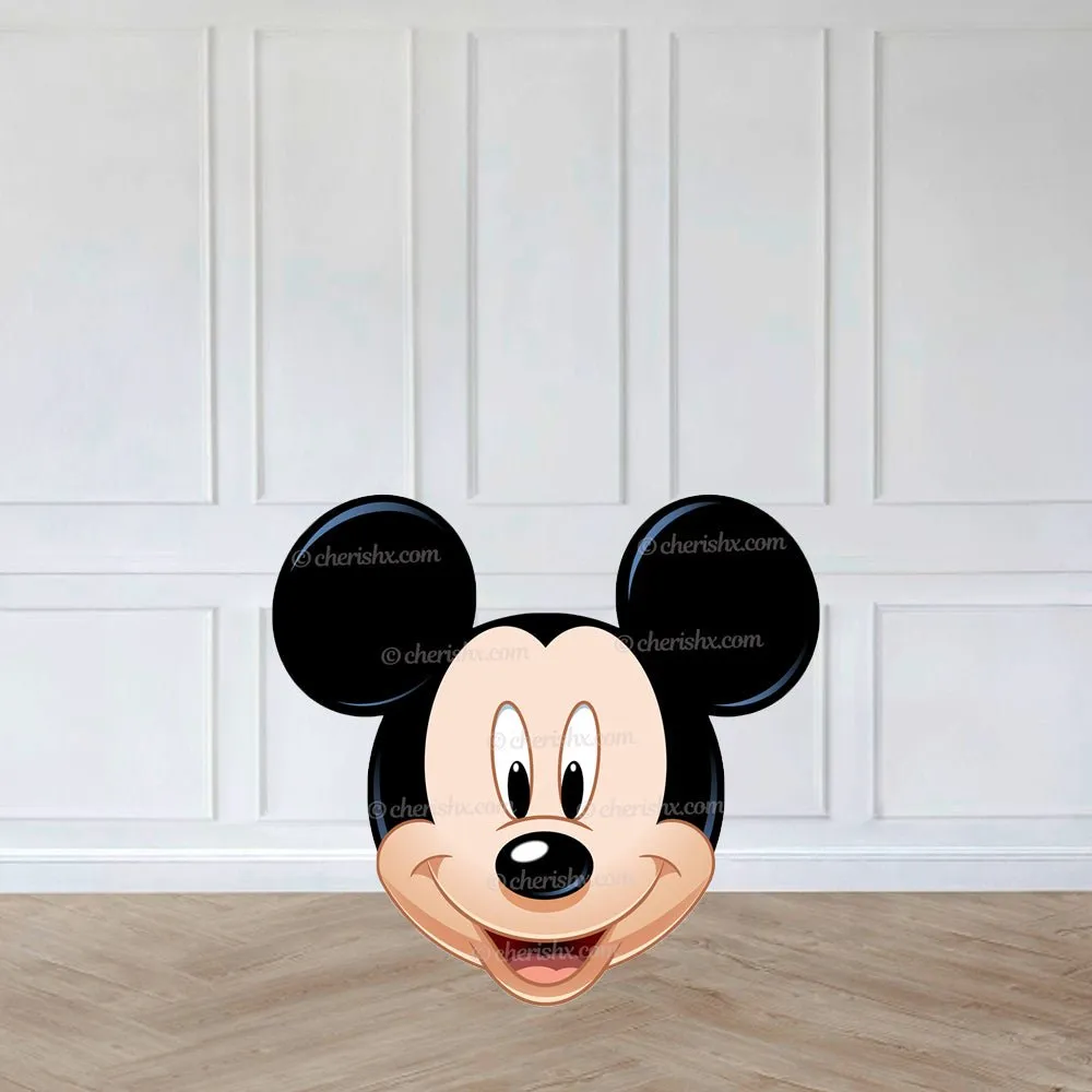 Mickey Face Cutout Kids Birthday