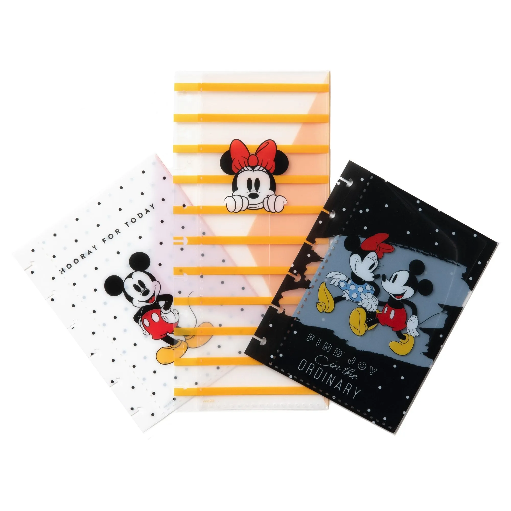 Mickey Mouse and Minnie Mouse Snap In Envelopes - 3 Pack