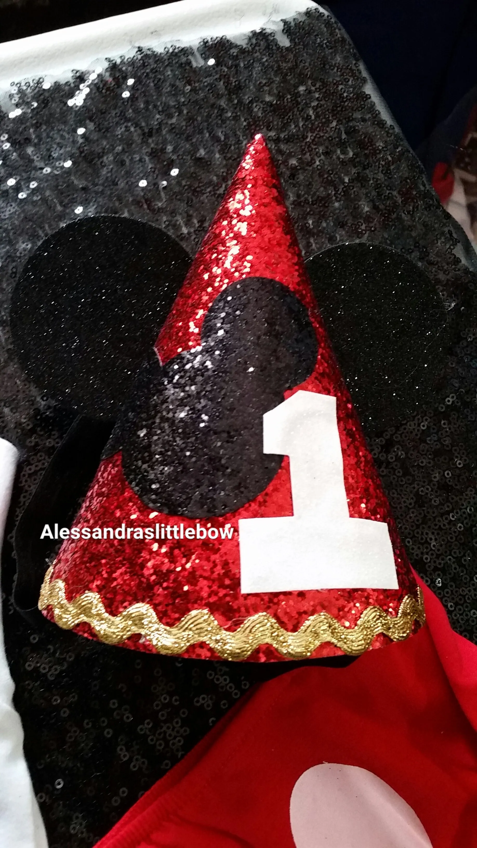 Mickey Mouse birthday hat