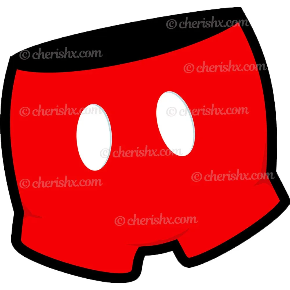 Mickey Pant Cutout Kids Birthday