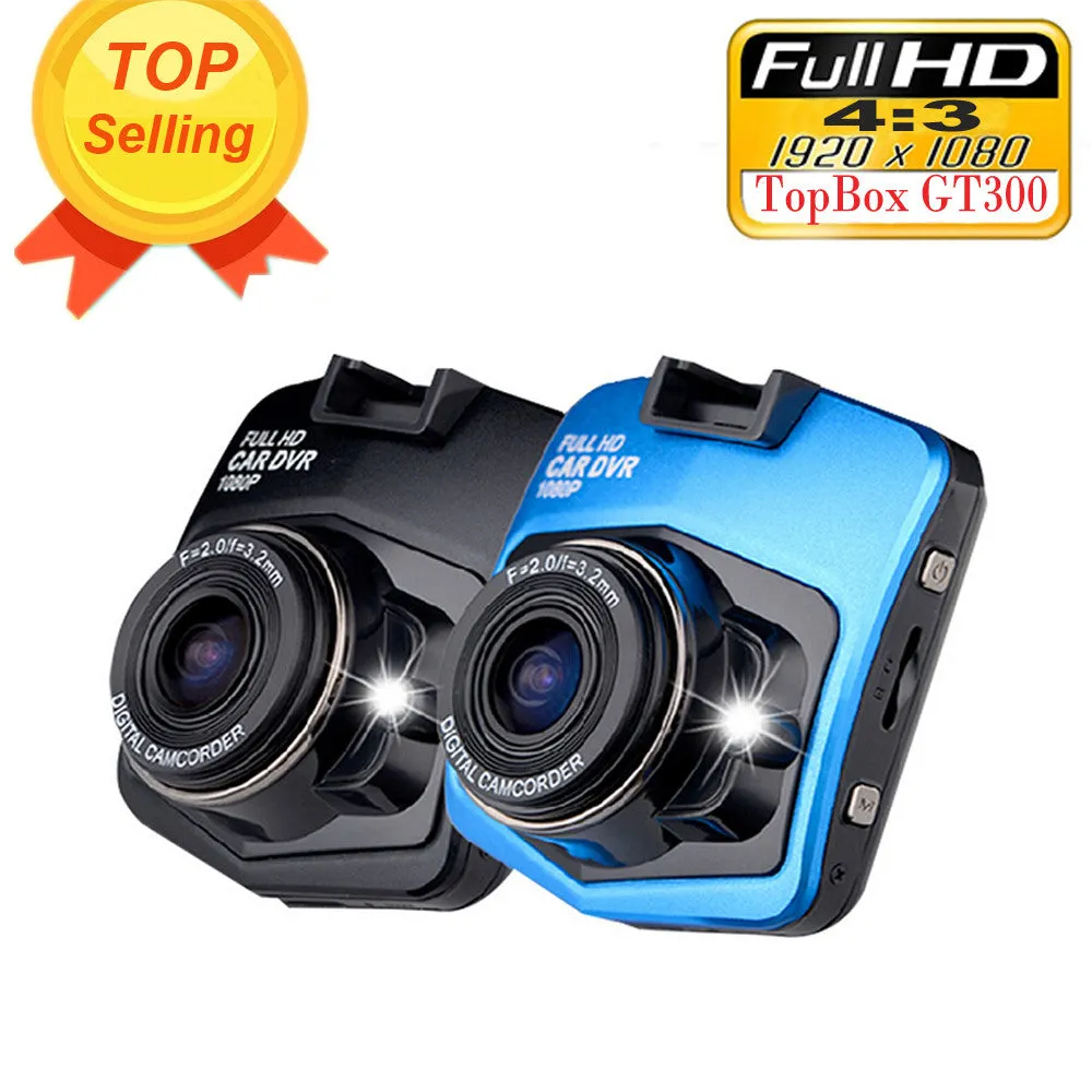 Mini Car DVR Camera Topbox GT300 Dashcam Full HD 1080P Video Registrator Recorder G-sensor Night Vision Dash Cam