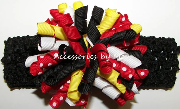 Minnie Mouse Korker Hair Bow