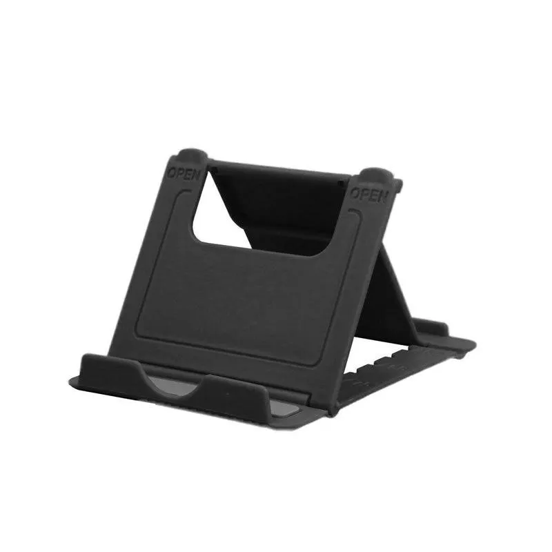 Mobile Phone Folding Portable Desk Stand Holder As-50479 Black