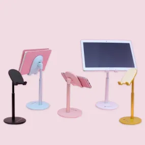 Multi-Angle Extendable Desk Cell Phone Holder & iPad Stand