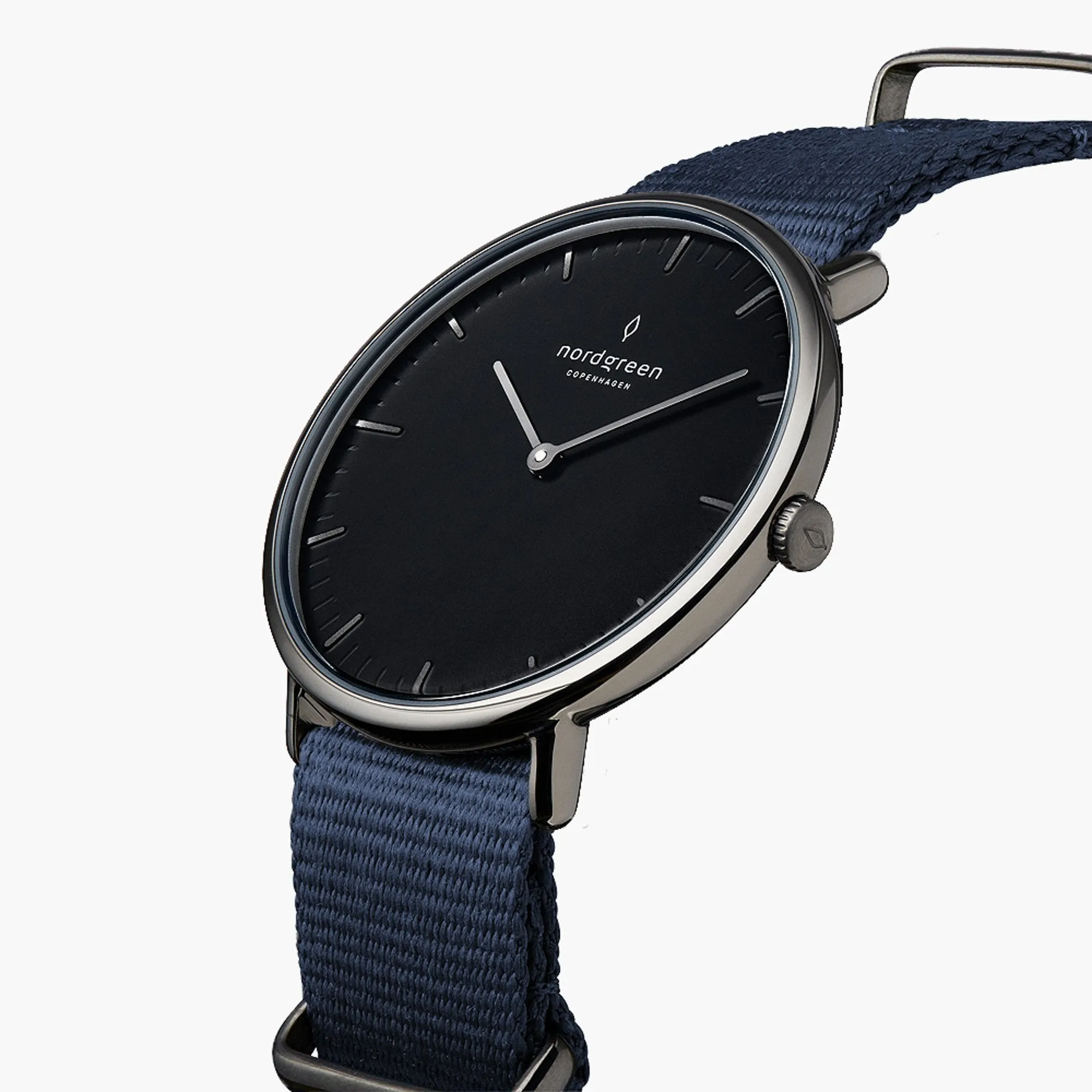 Native | Black Dial - Navy Blue Nylon