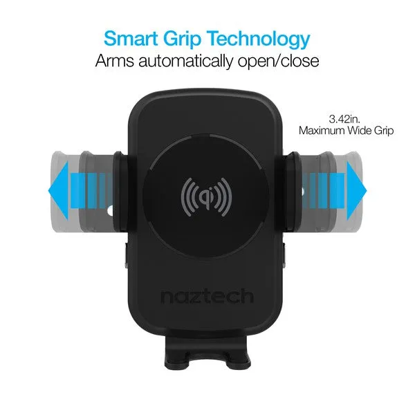 Naztech Smart Grip Wireless Charging Car Mount