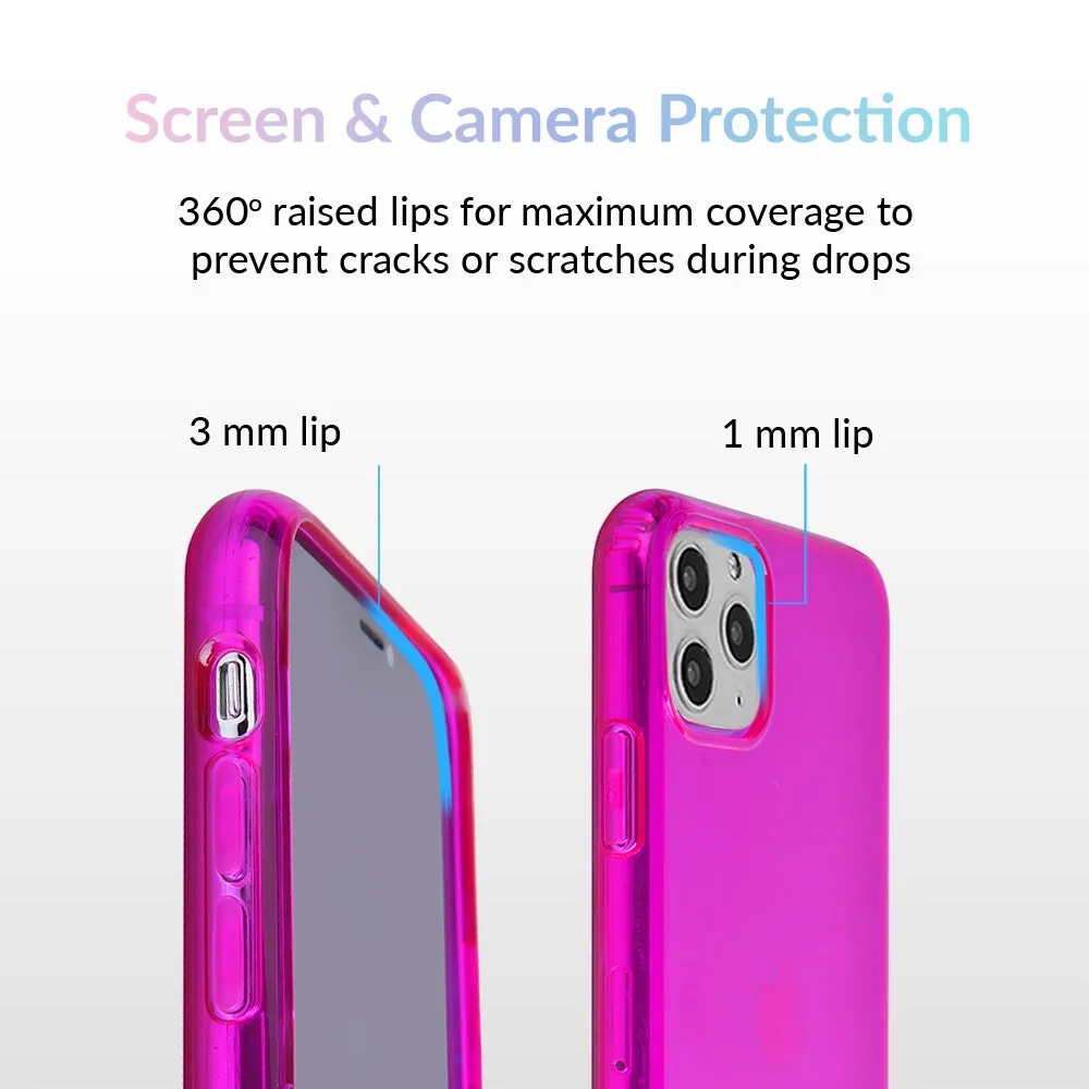 Neon Purple iPhone Case