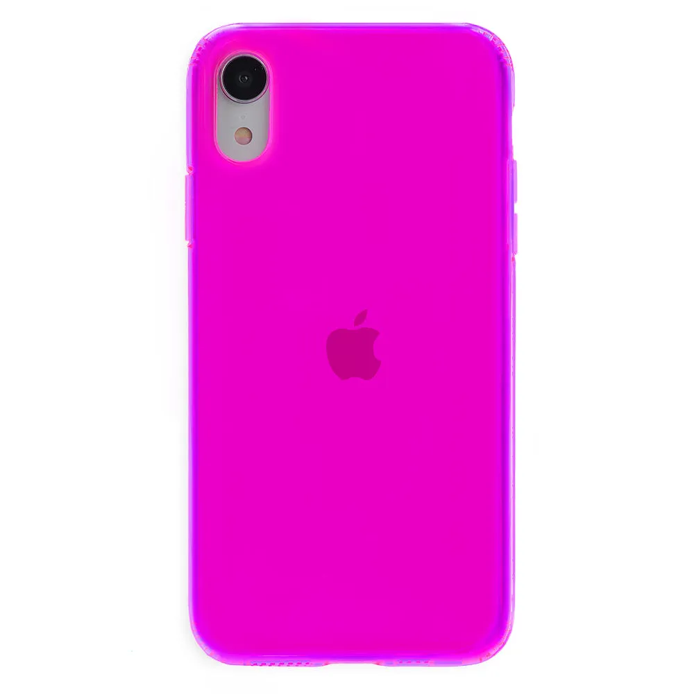 Neon Purple iPhone Case