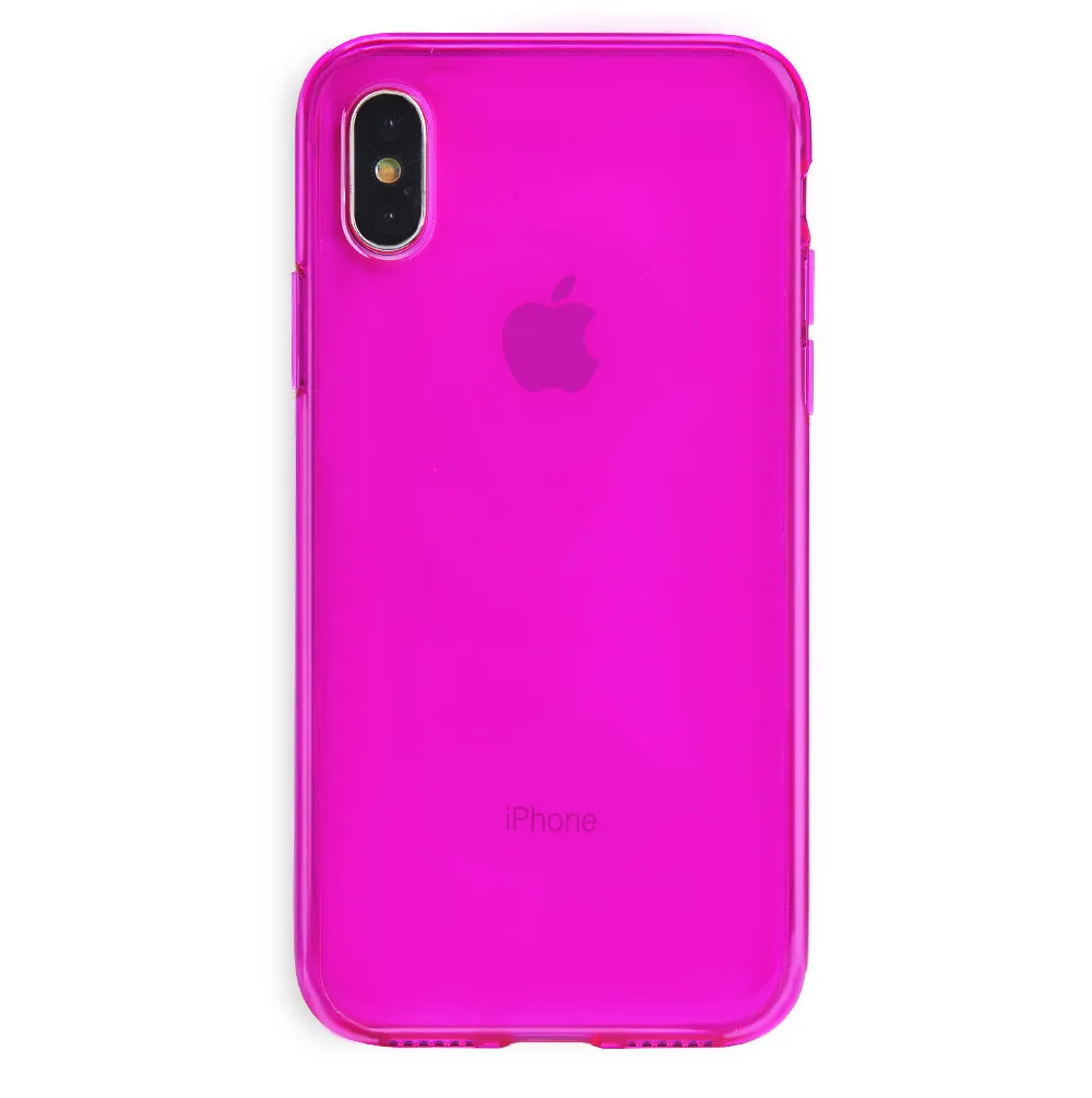 Neon Purple iPhone Case