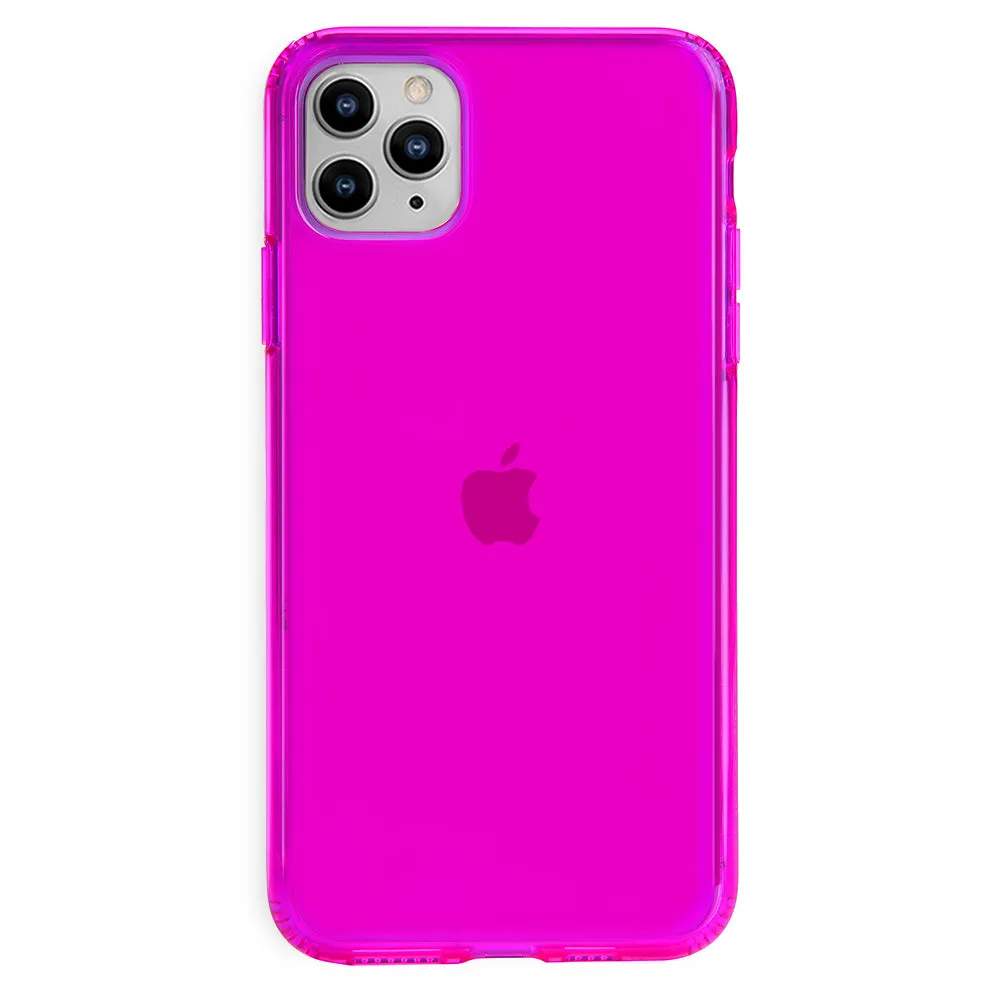 Neon Purple iPhone Case