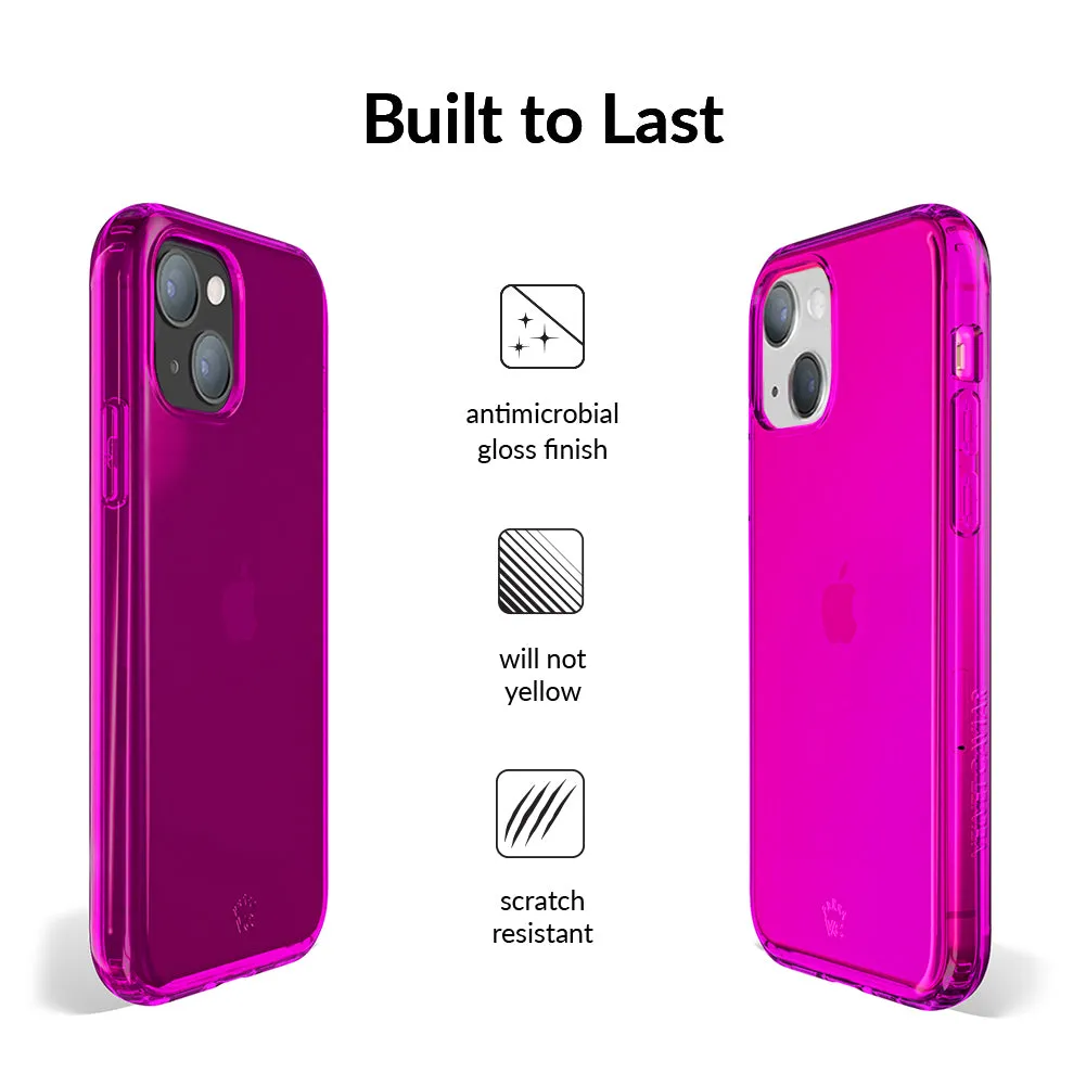 Neon Purple iPhone Case